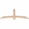 Ekena Millwork Bellingham Smooth Timber Gable Bracket, Douglas Fir, 48"W x 24"H x 1 1/2"D x 3 1/2"F, 12/12 Pitch GBW048X24X0204BEL00SDF - alternate 2
